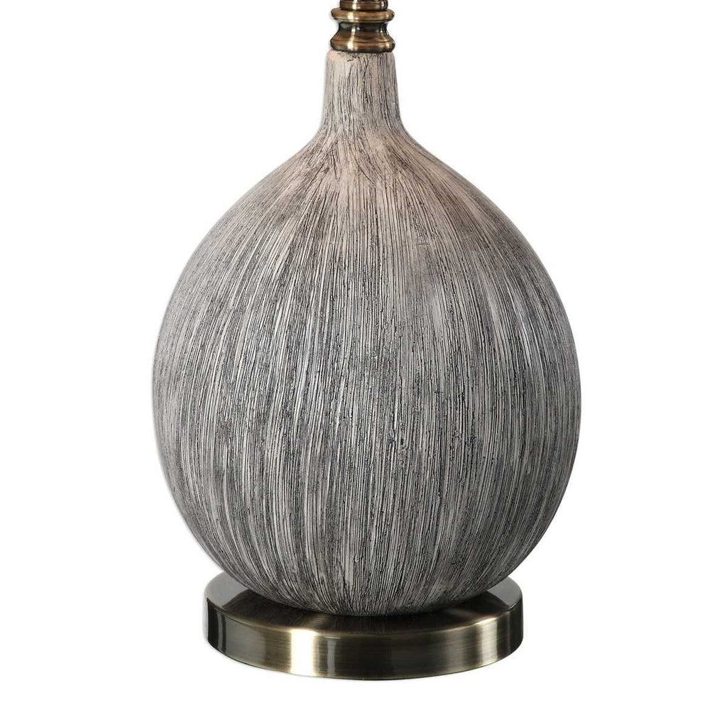 Hedera Textured Ivory Table Lamp - Bombay Mercantile