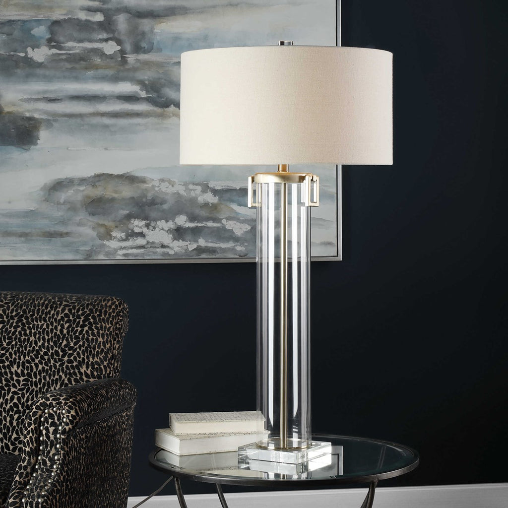 Monette Tall Cylinder Lamp - Bombay Mercantile