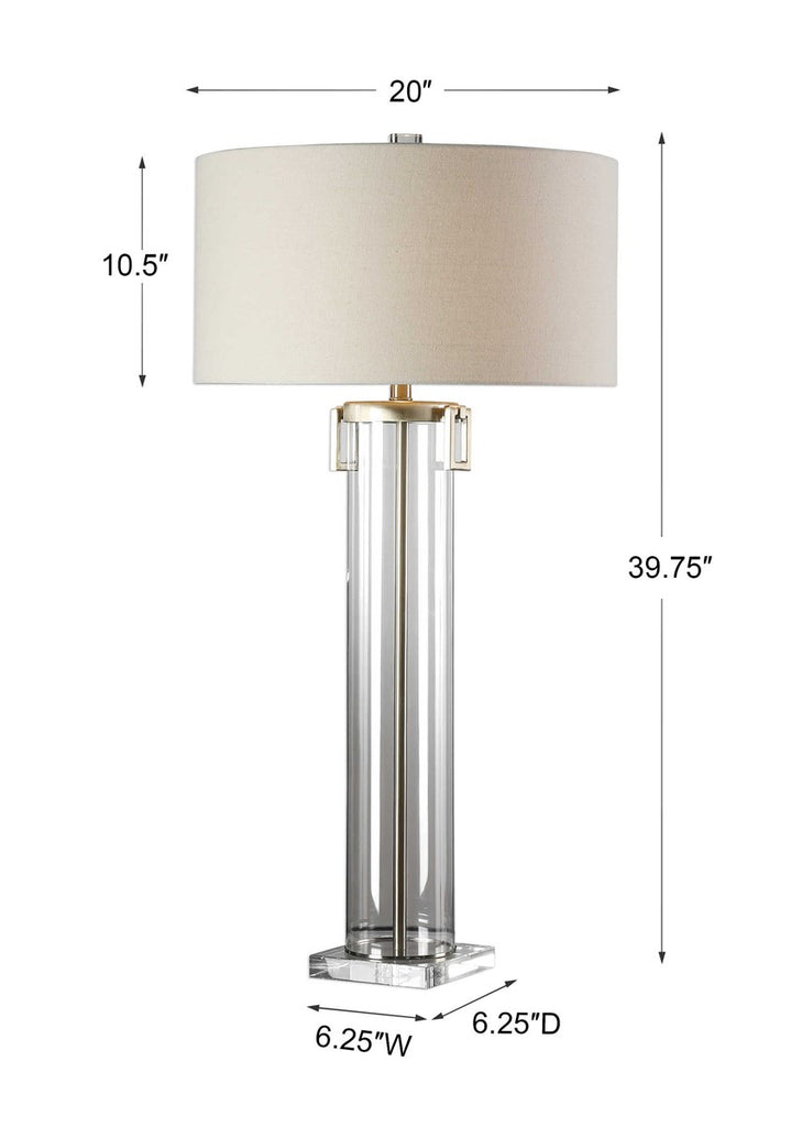 Monette Tall Cylinder Lamp - Bombay Mercantile
