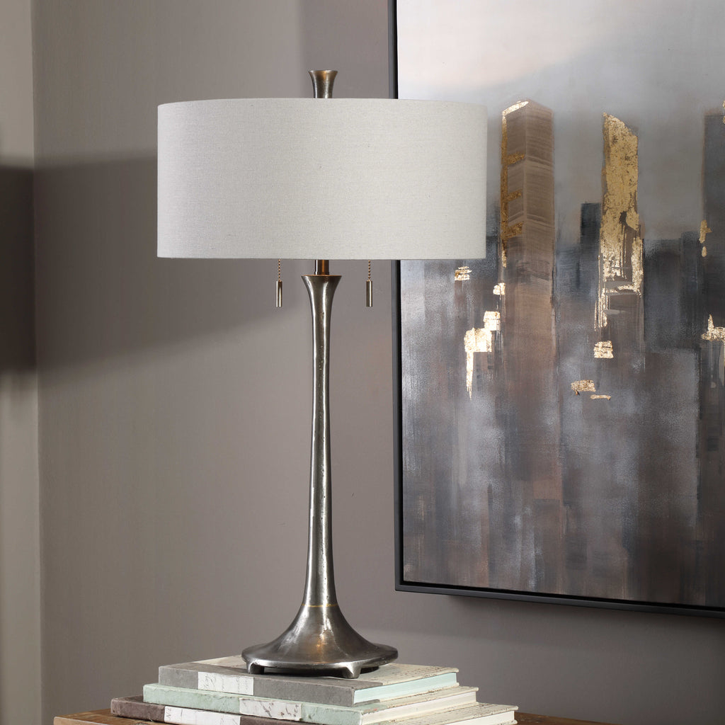 Aliso Cast Iron Lamp - Bombay Mercantile