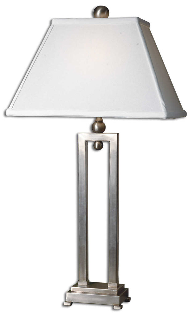 Conrad Silver Table Lamp - Bombay Mercantile