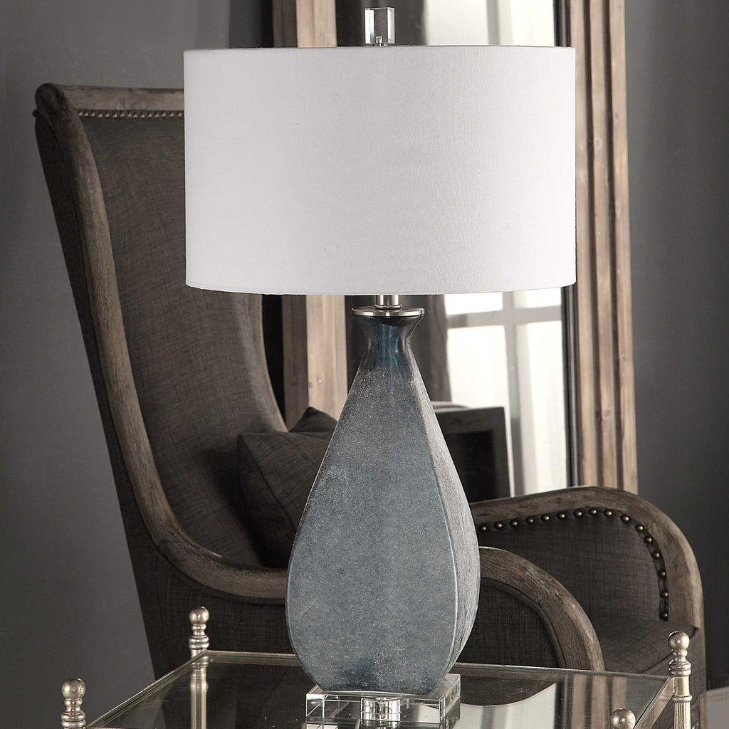 Atlantica Ocean Blue Lamp - Bombay Mercantile