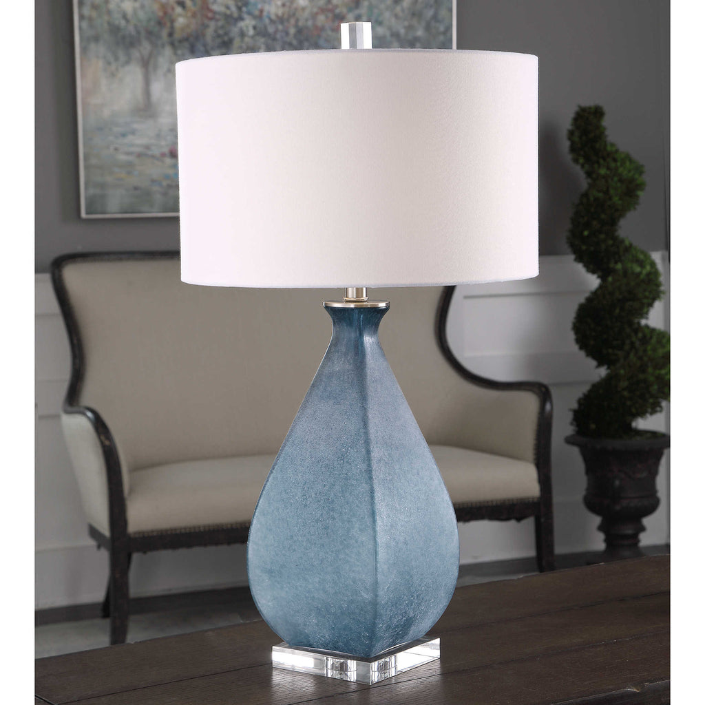 Atlantica Ocean Blue Lamp - Bombay Mercantile