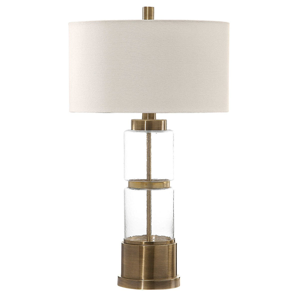 Vaiga Glass Column Lamp - Bombay Mercantile