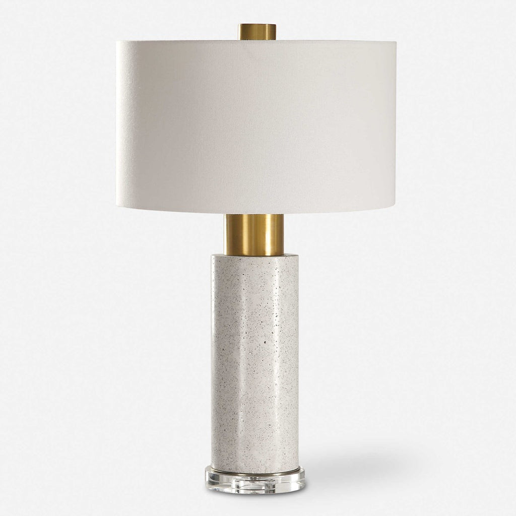 Vaeshon Concrete Table Lamp - Bombay Mercantile