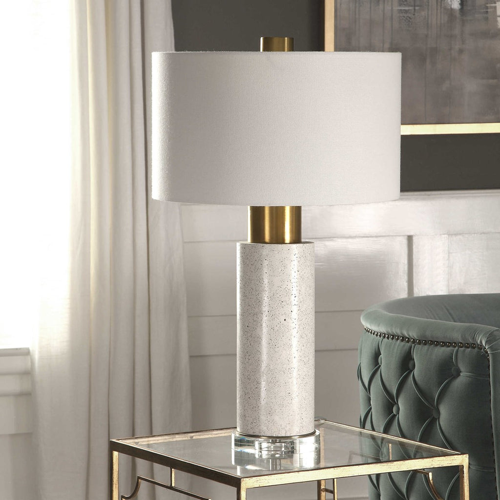 Vaeshon Concrete Table Lamp - Bombay Mercantile
