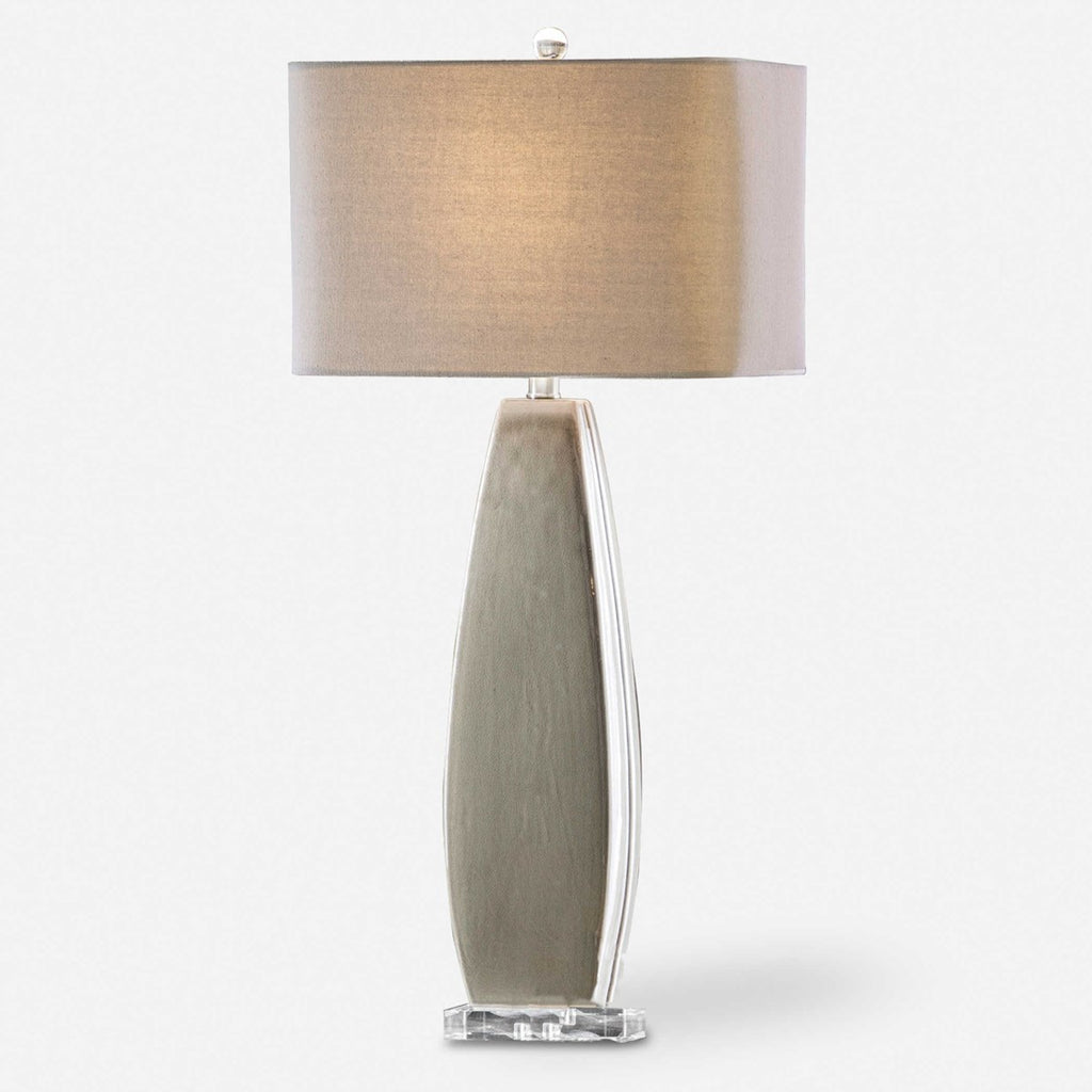 Michalla Charcoal Lamp - Bombay Mercantile