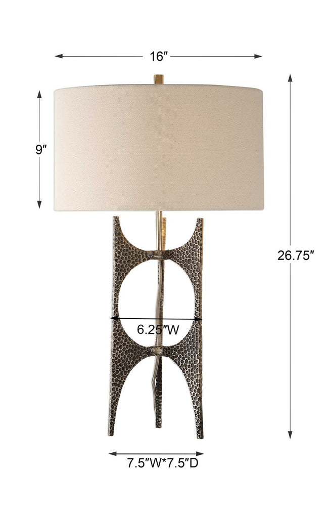 Goldia Antique Bronze Lamp - Bombay Mercantile