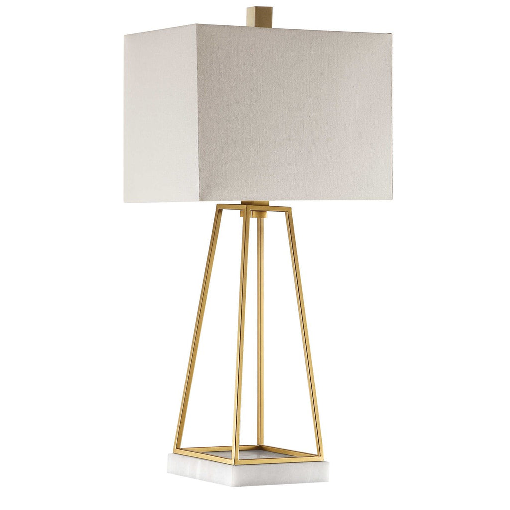 Mackean Metallic Gold Lamp - Bombay Mercantile