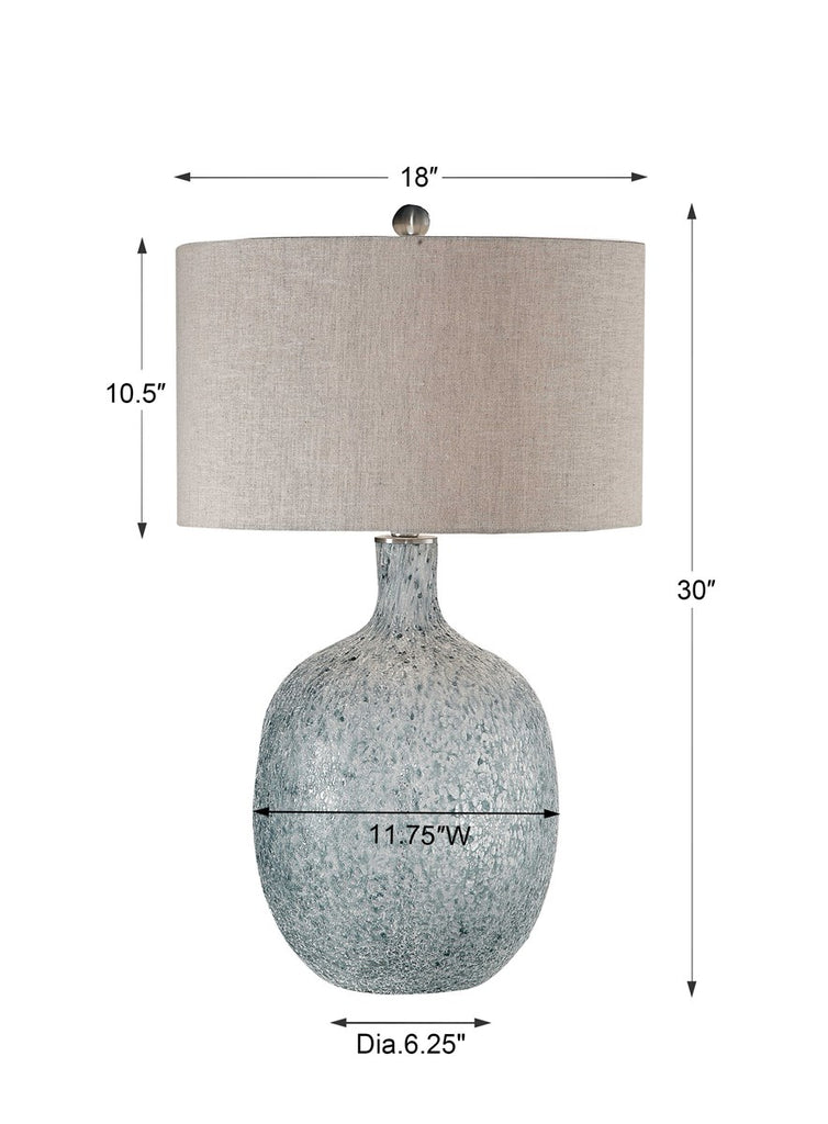 Oceaonna Glass Table Lamp - Bombay Mercantile