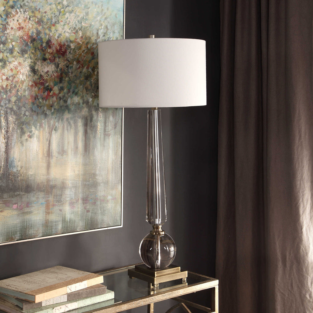 Crista Crystal Lamp - Bombay Mercantile