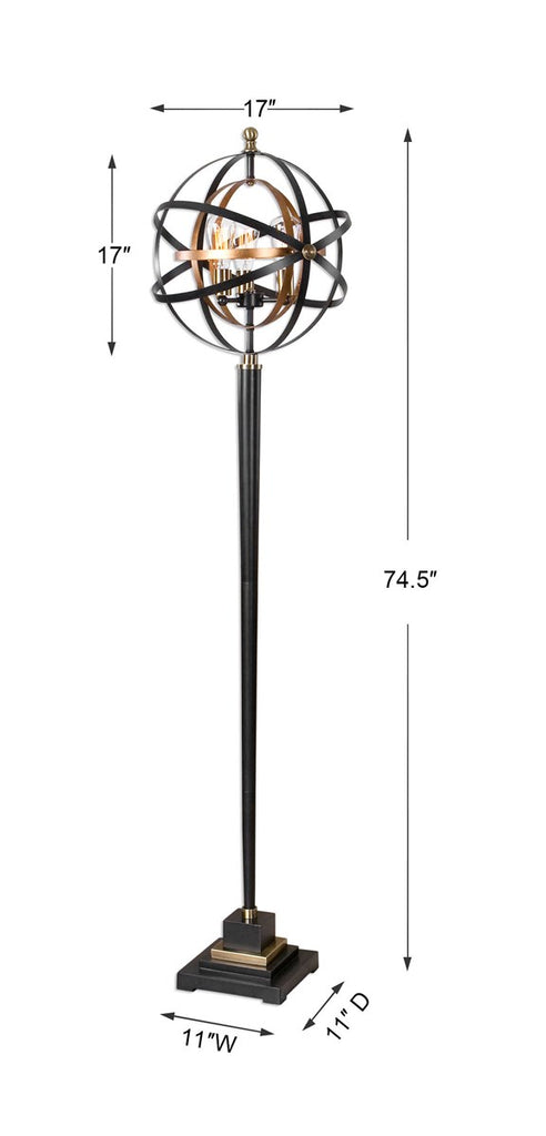 Rondure Sphere Floor Lamp - Bombay Mercantile