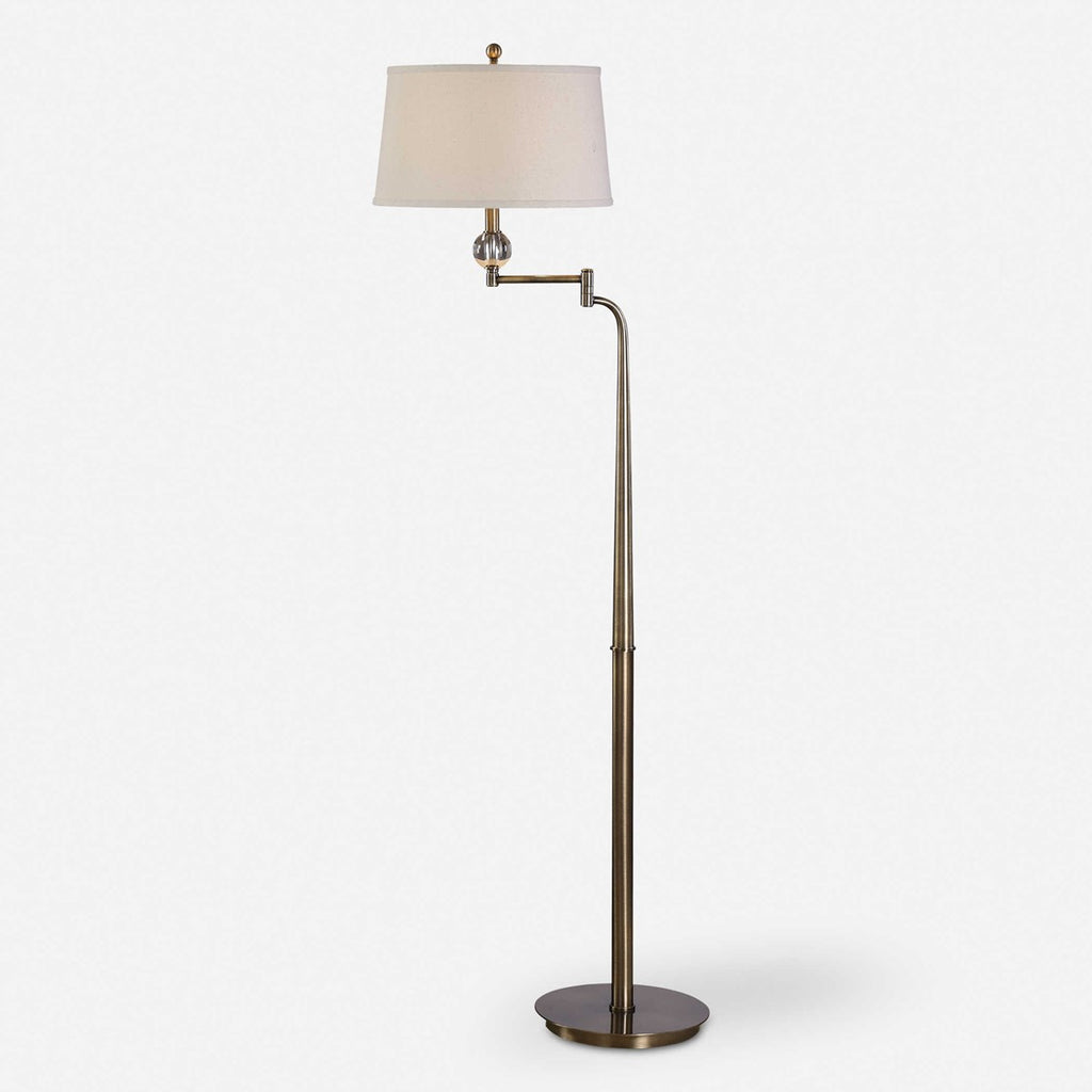 Melini Swing Arm Floor Lamp - Bombay Mercantile