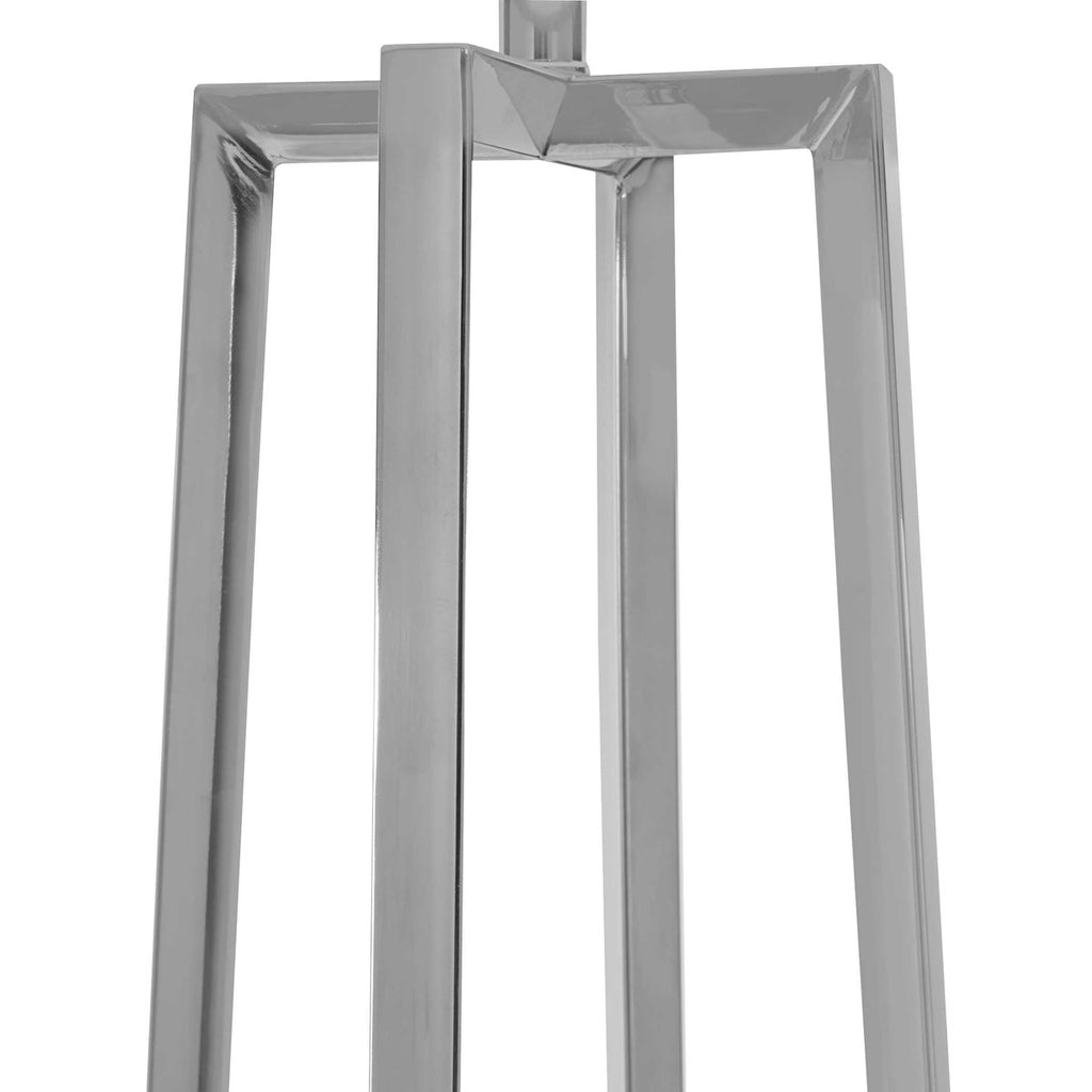 Keokee Polished Nickel Floor Lamp - Bombay Mercantile