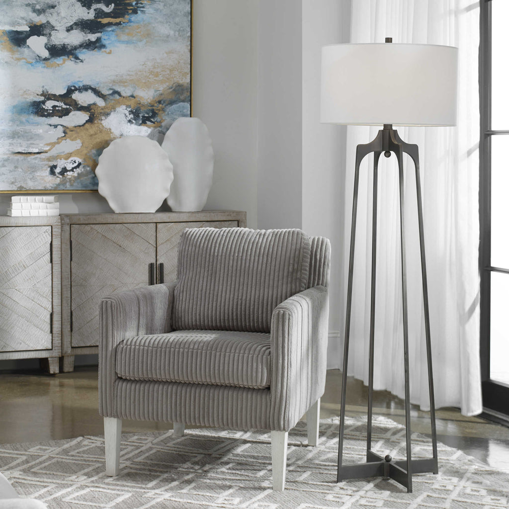 Adrian Modern Floor Lamp - Bombay Mercantile