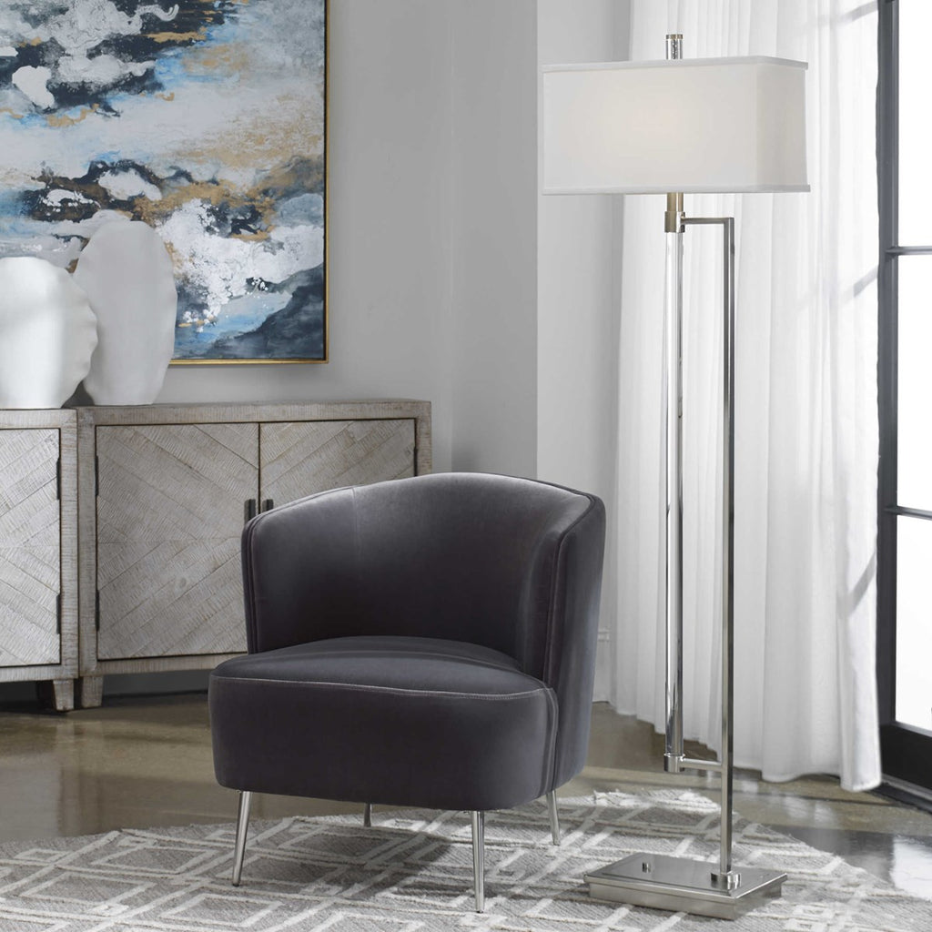 Mannan Modern Floor Lamp - Bombay Mercantile