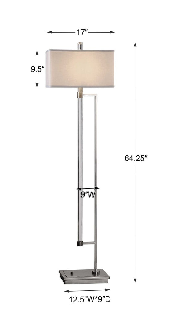 Mannan Modern Floor Lamp - Bombay Mercantile