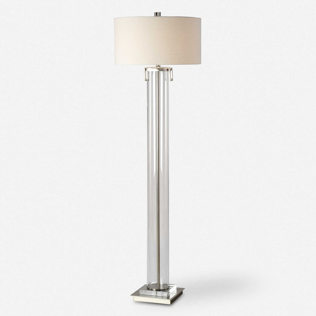 Monette Tall Cylinder Floor Lamp - Bombay Mercantile