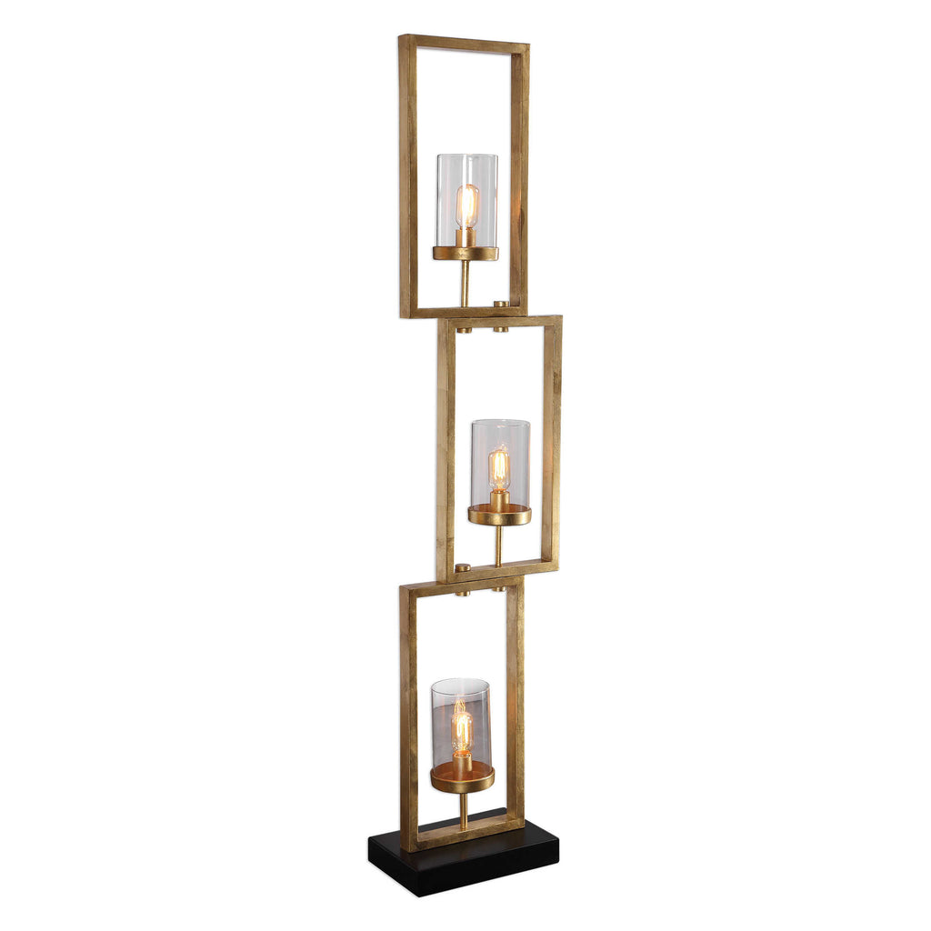 Cielo Staggered Rectangles Floor Lamp - Bombay Mercantile
