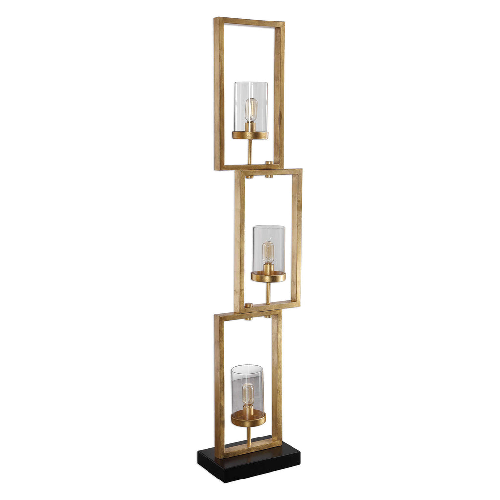 Cielo Staggered Rectangles Floor Lamp - Bombay Mercantile