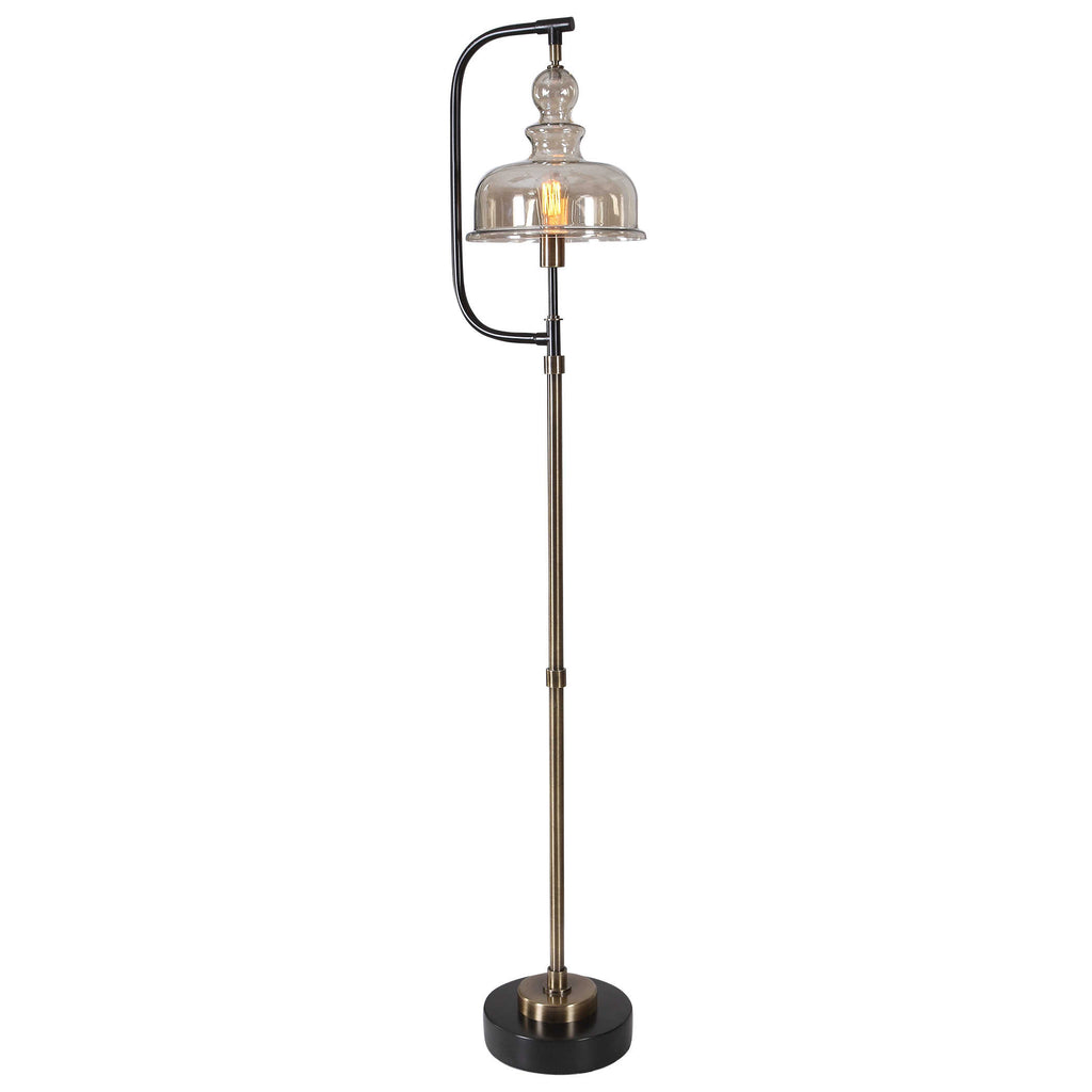 Elieser Industrial Floor Lamp - Bombay Mercantile