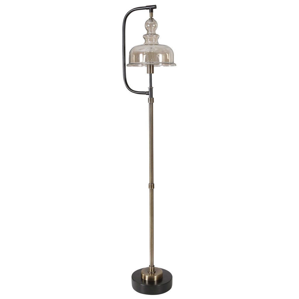 Elieser Industrial Floor Lamp - Bombay Mercantile