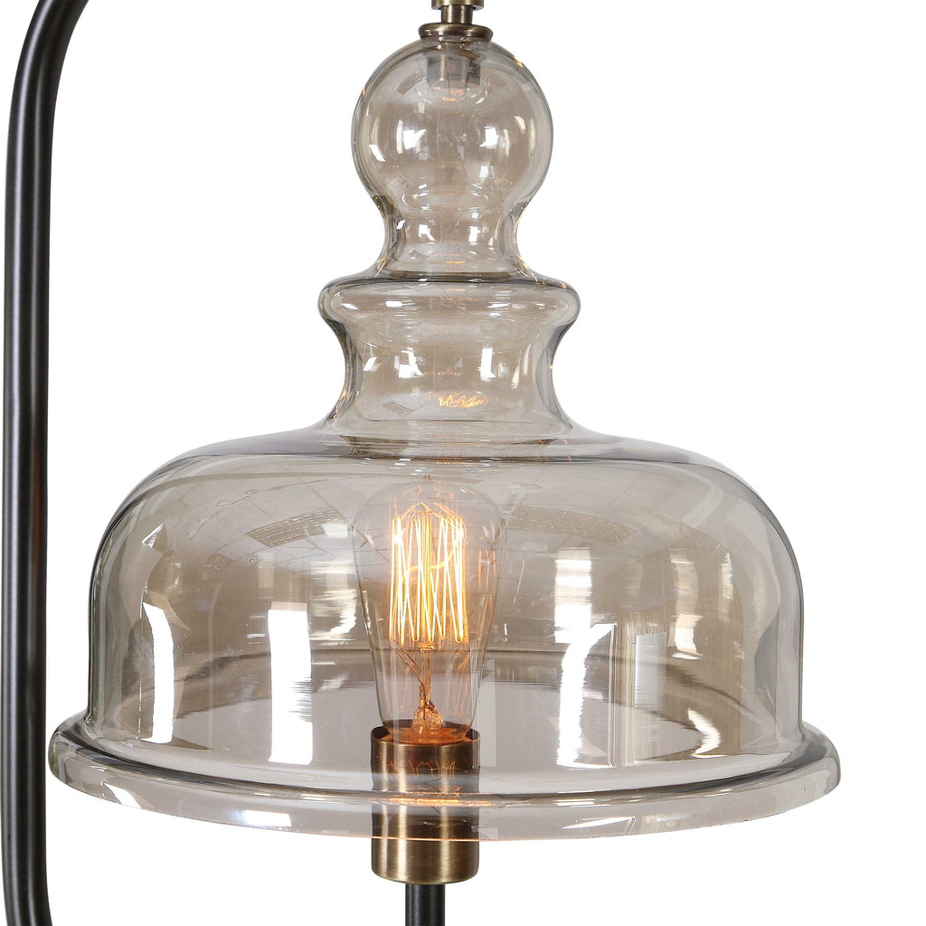 Elieser Industrial Floor Lamp - Bombay Mercantile