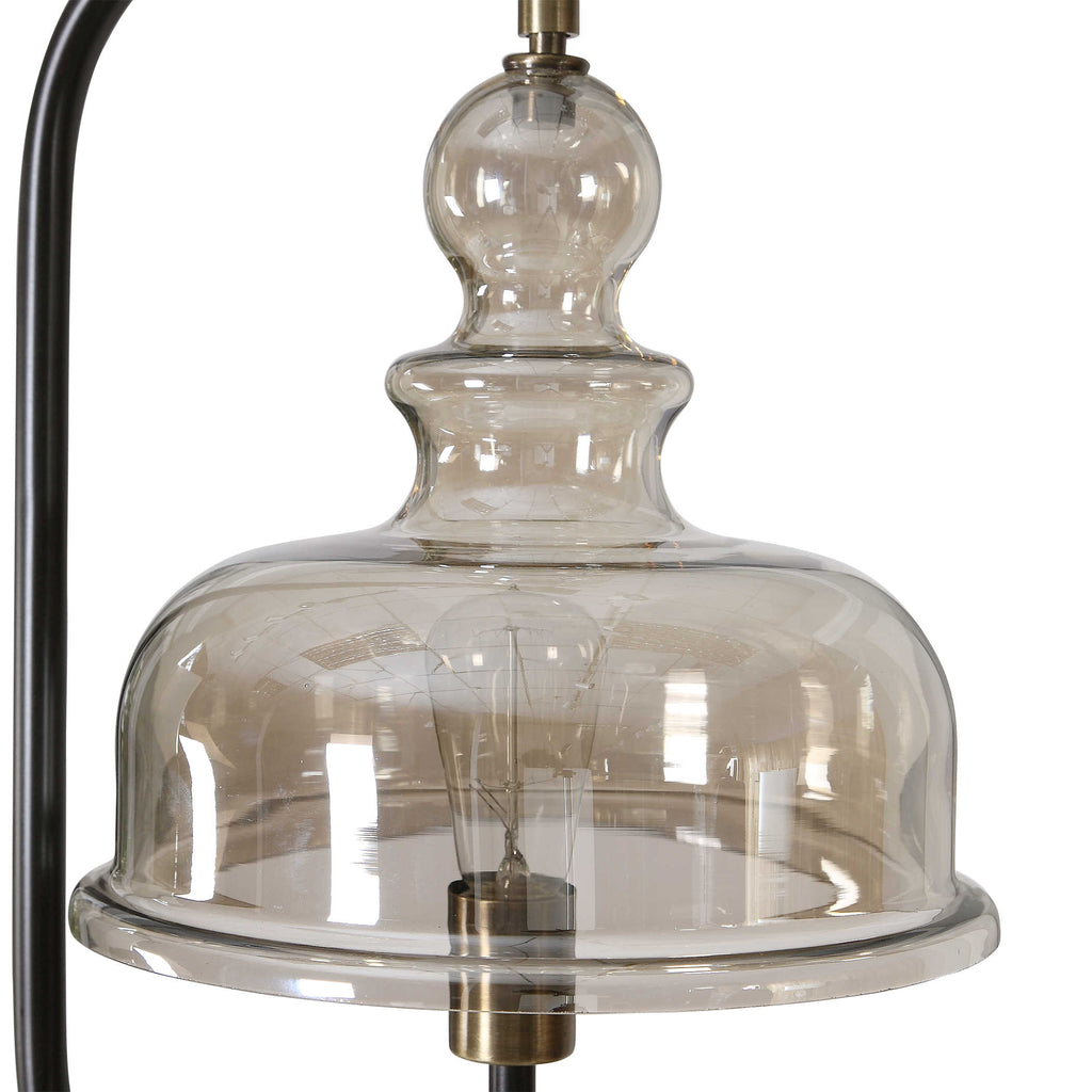 Elieser Industrial Floor Lamp - Bombay Mercantile