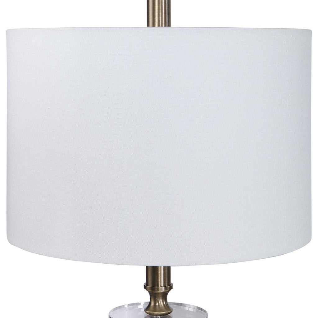 Maud Aged Black Floor Lamp - Bombay Mercantile