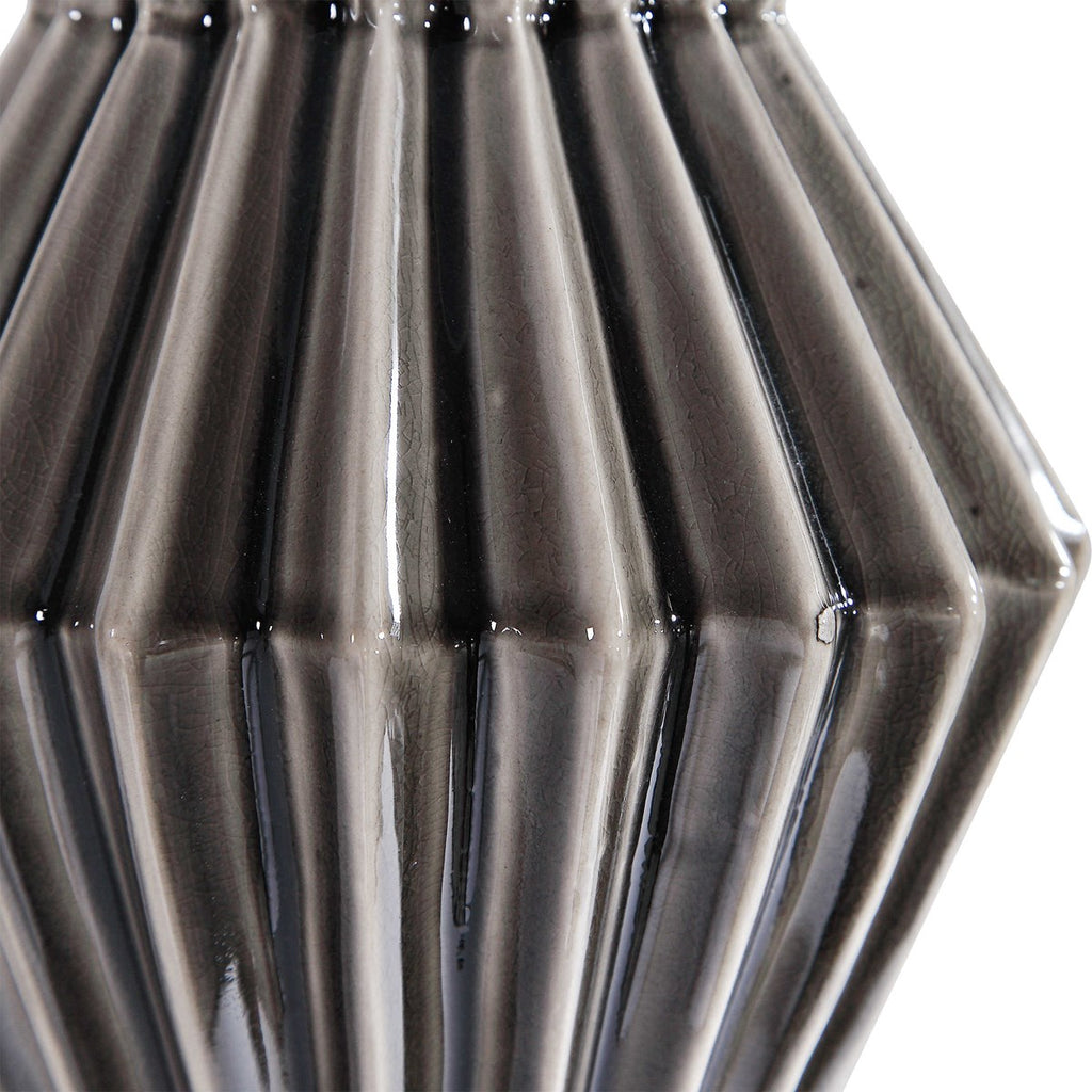 Maxime Smokey Gray Table Lamp - Bombay Mercantile
