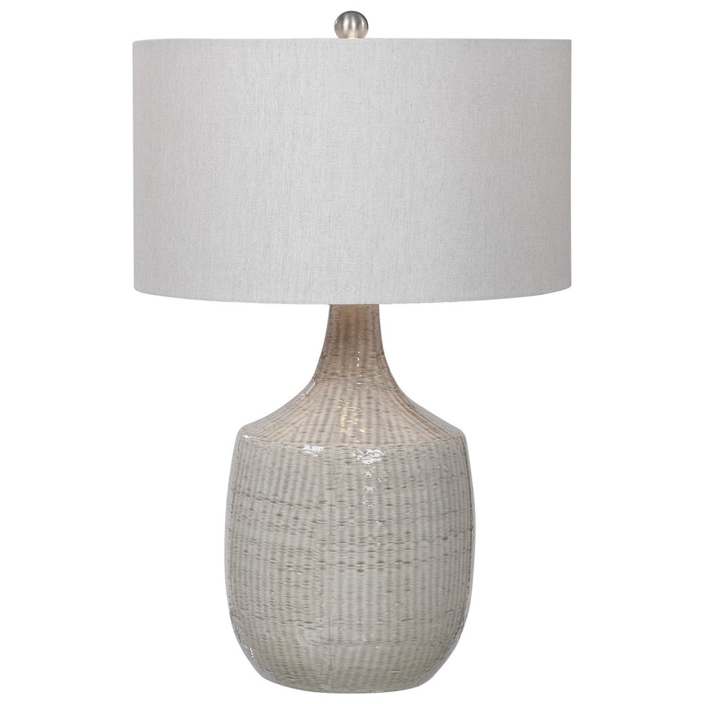 Felipe Gray Table Lamp - Bombay Mercantile