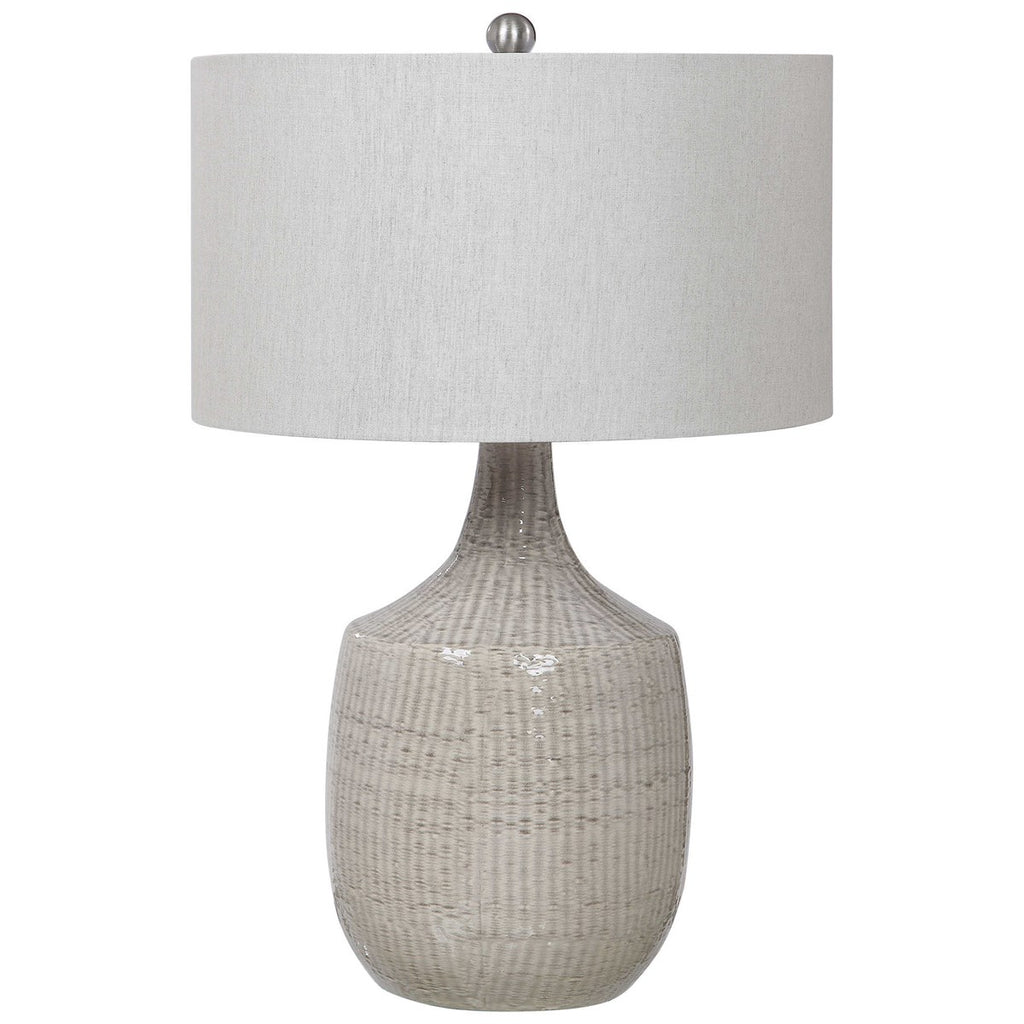 Felipe Gray Table Lamp - Bombay Mercantile
