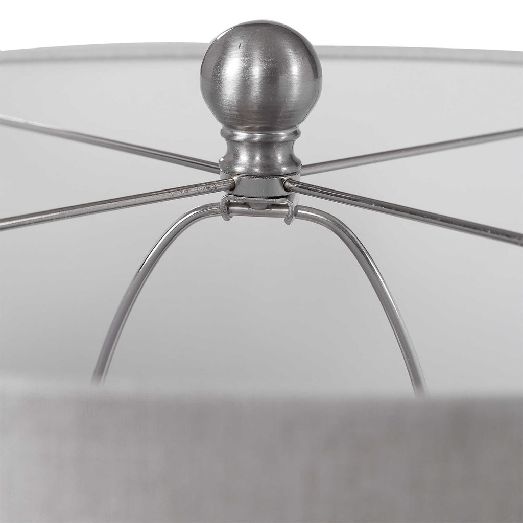 Felipe Gray Table Lamp - Bombay Mercantile