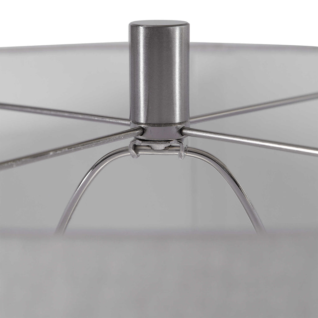Arlan Dark Charcoal Table Lamp - Bombay Mercantile
