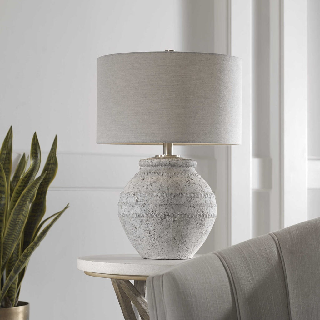 Montsant Stone Table Lamp - Bombay Mercantile