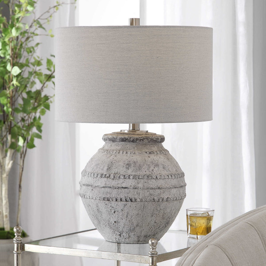 Montsant Stone Table Lamp - Bombay Mercantile