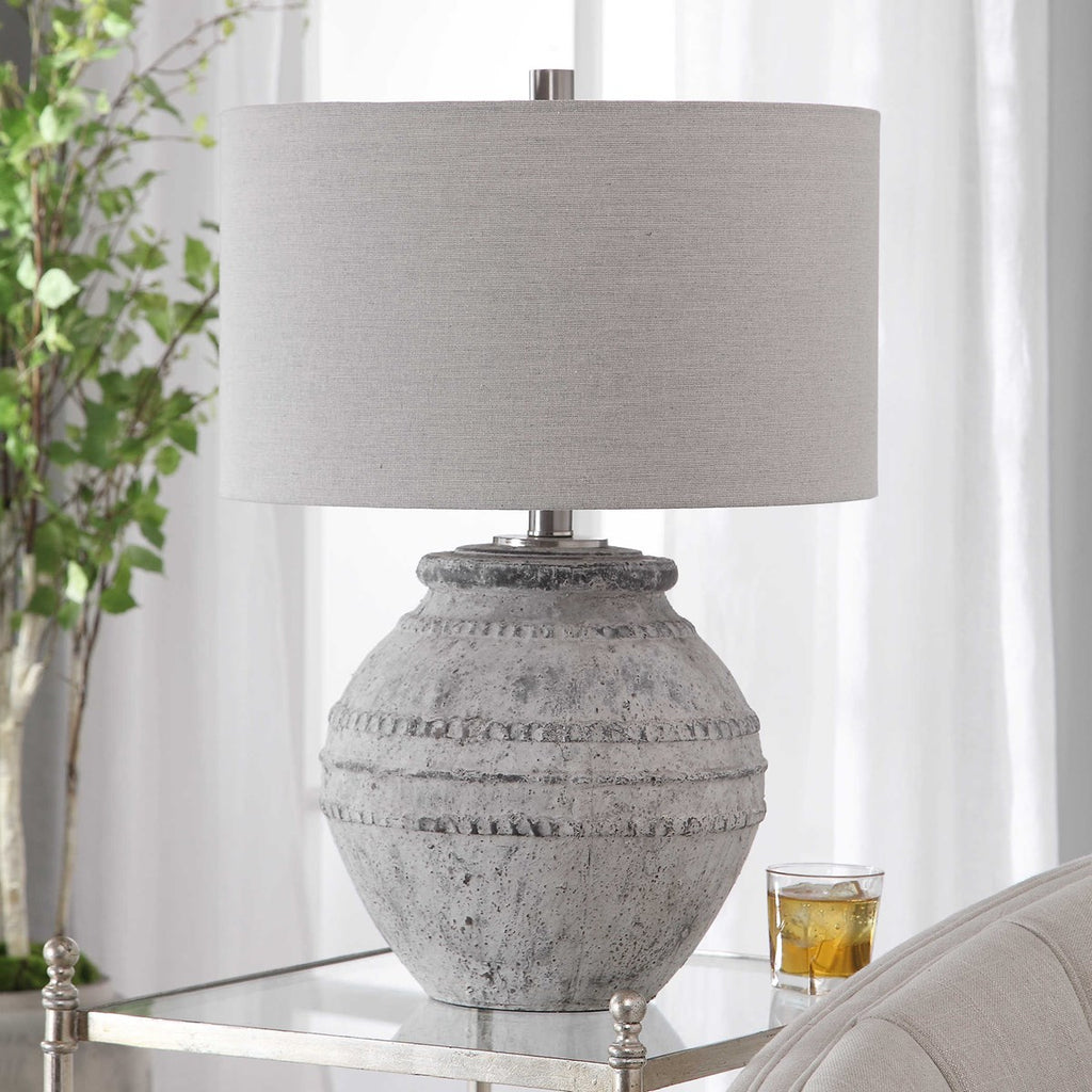 Montsant Stone Table Lamp - Bombay Mercantile
