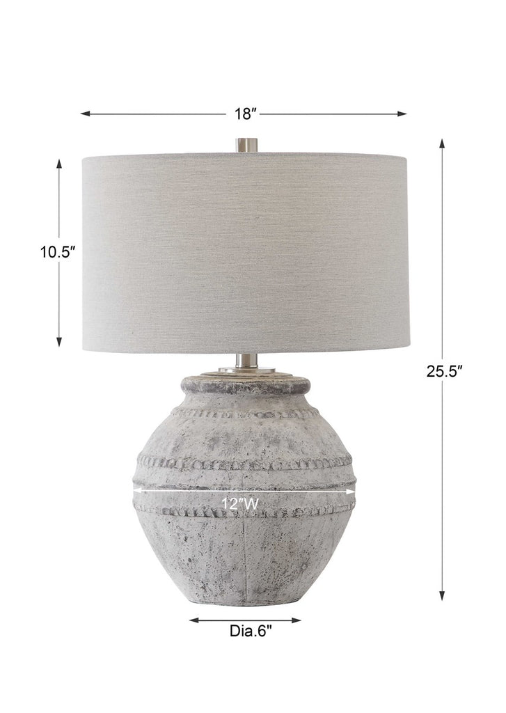 Montsant Stone Table Lamp - Bombay Mercantile