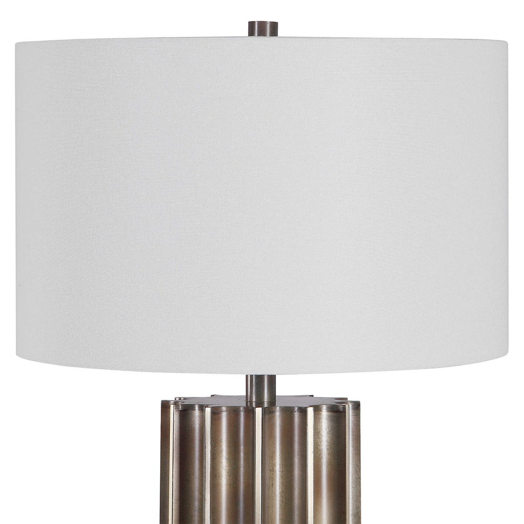 Khalio Gun Metal Table Lamp - Bombay Mercantile