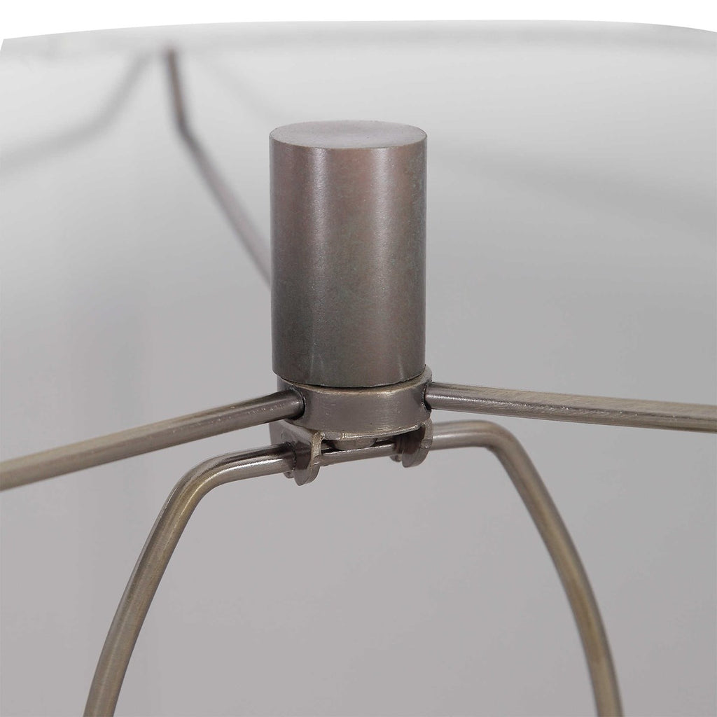 Khalio Gun Metal Table Lamp - Bombay Mercantile