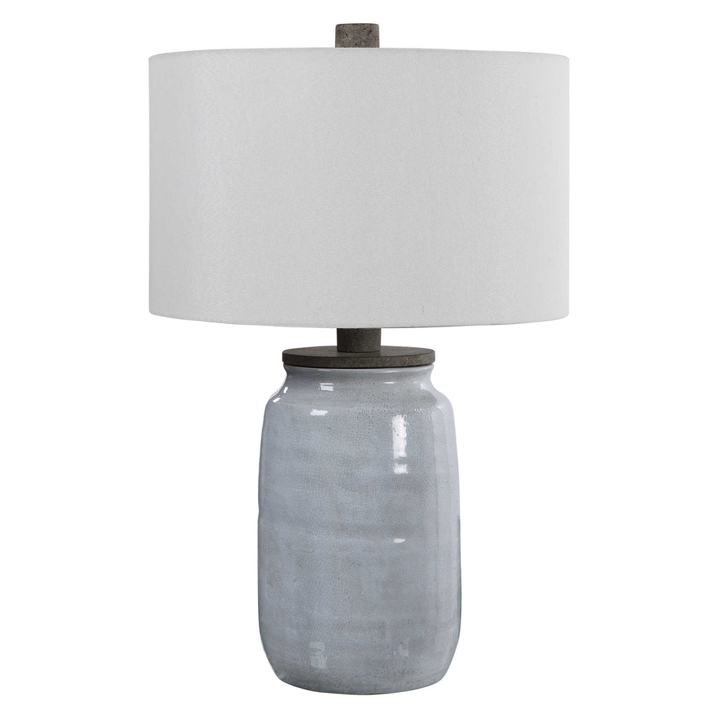 Dimitri Light Blue Table Lamp - Bombay Mercantile