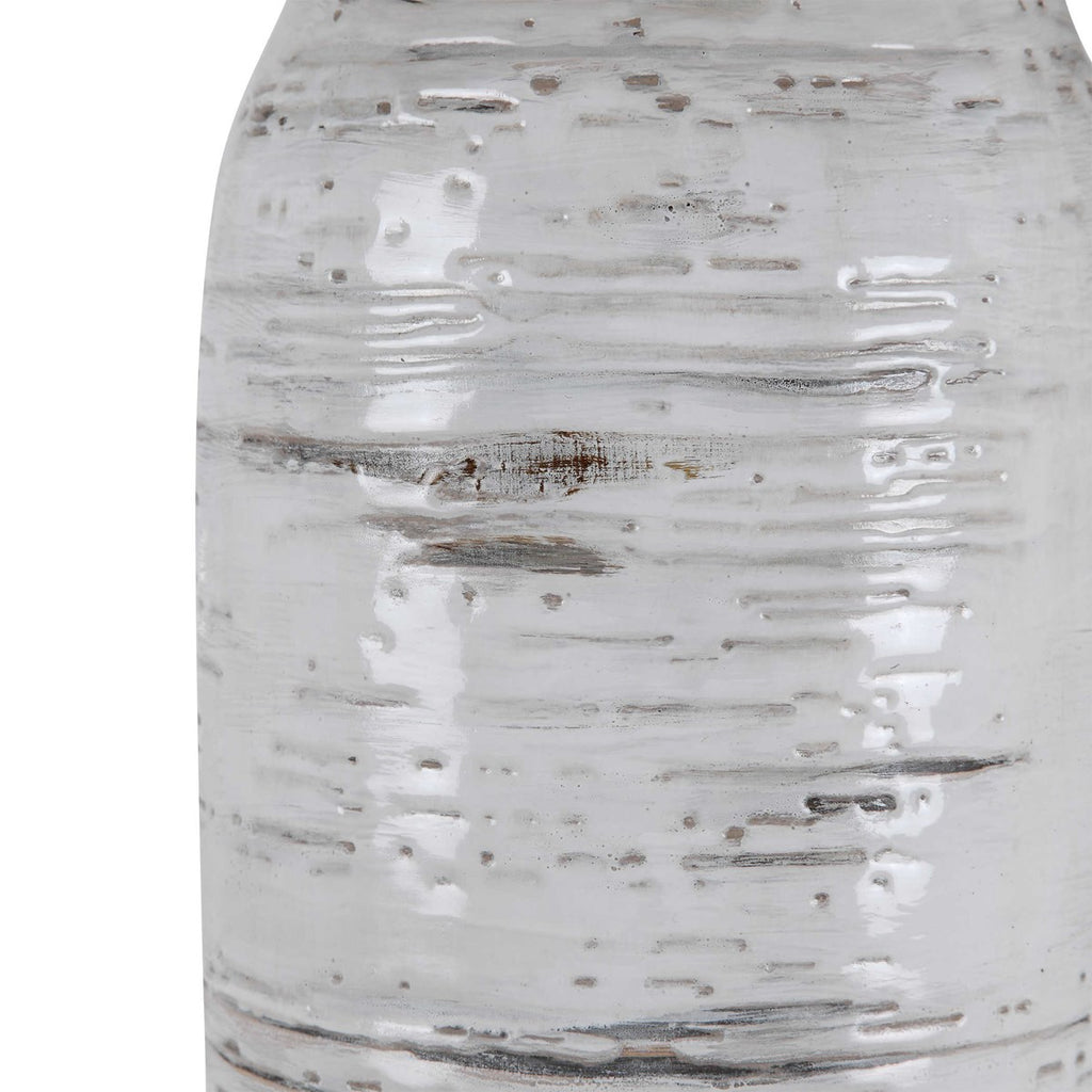 Lenta White Table Lamp - Bombay Mercantile