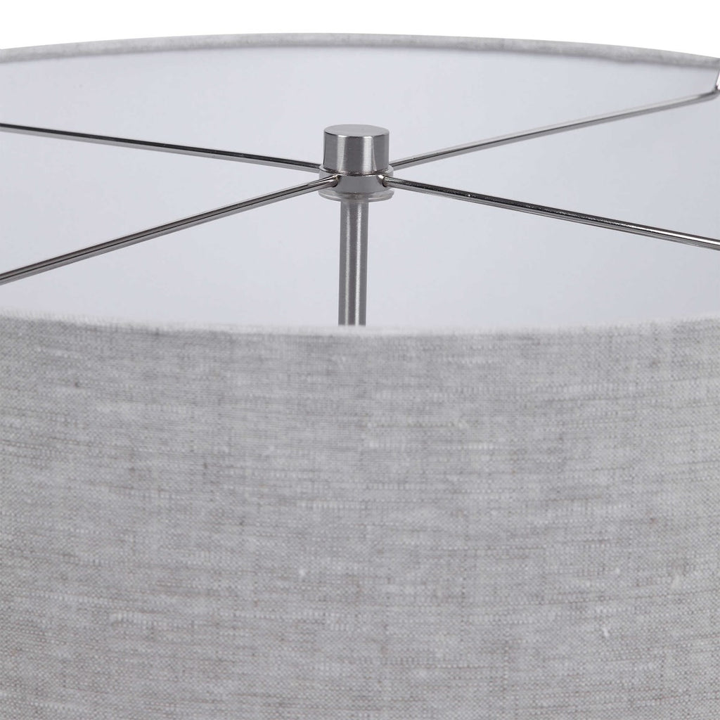 Lenta White Table Lamp - Bombay Mercantile