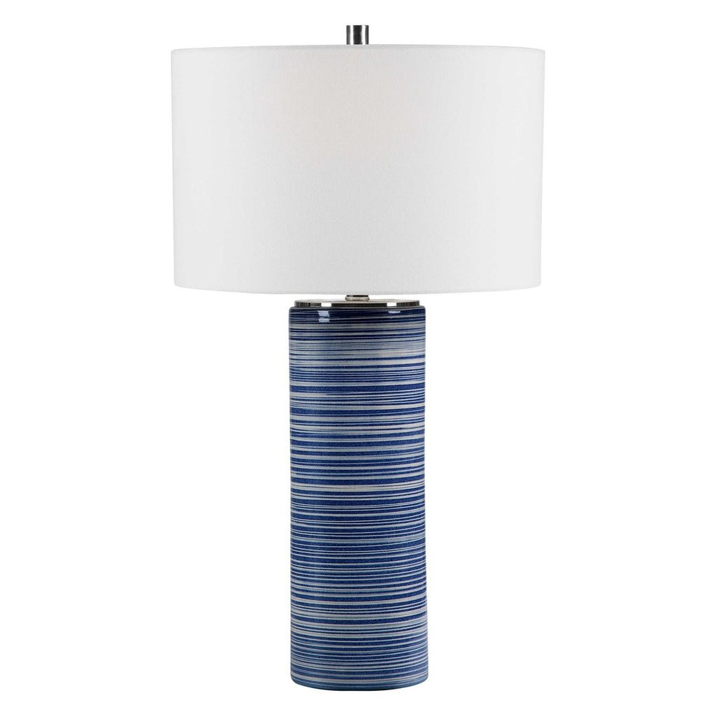 Montauk Striped Table Lamp - Bombay Mercantile