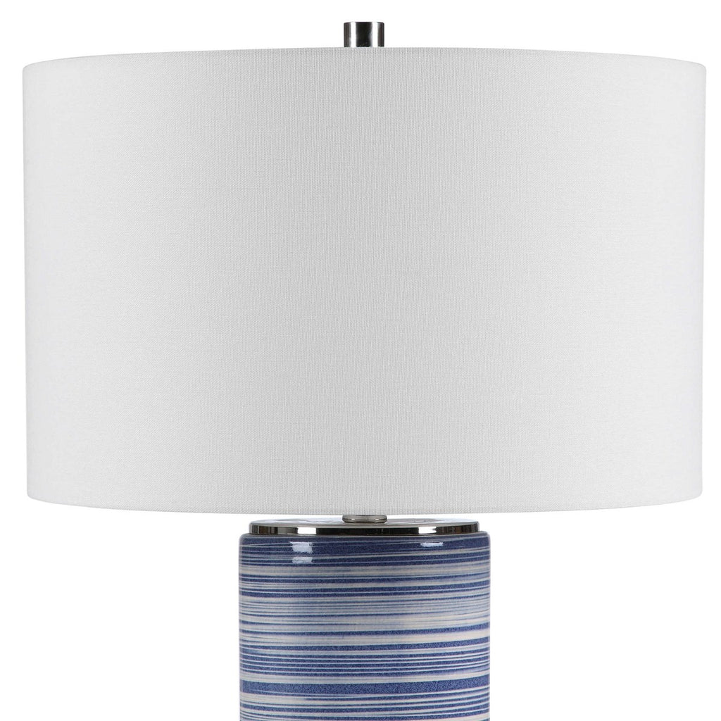 Montauk Striped Table Lamp - Bombay Mercantile