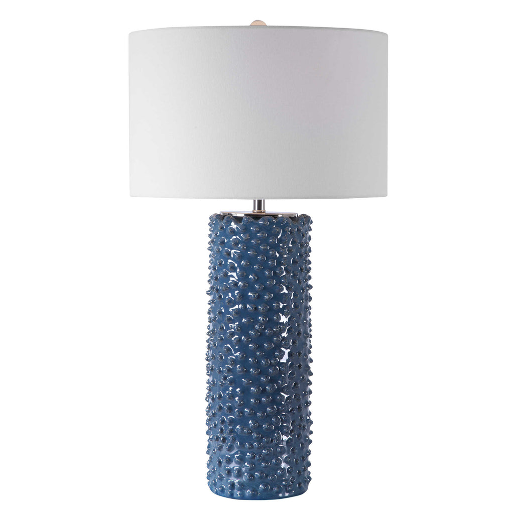 Ciji Blue Table Lamp - Bombay Mercantile