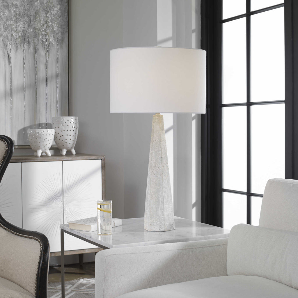 Apollo Concrete Table Lamp - Bombay Mercantile