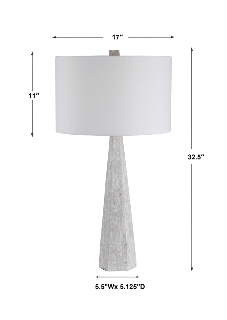 Apollo Concrete Table Lamp - Bombay Mercantile