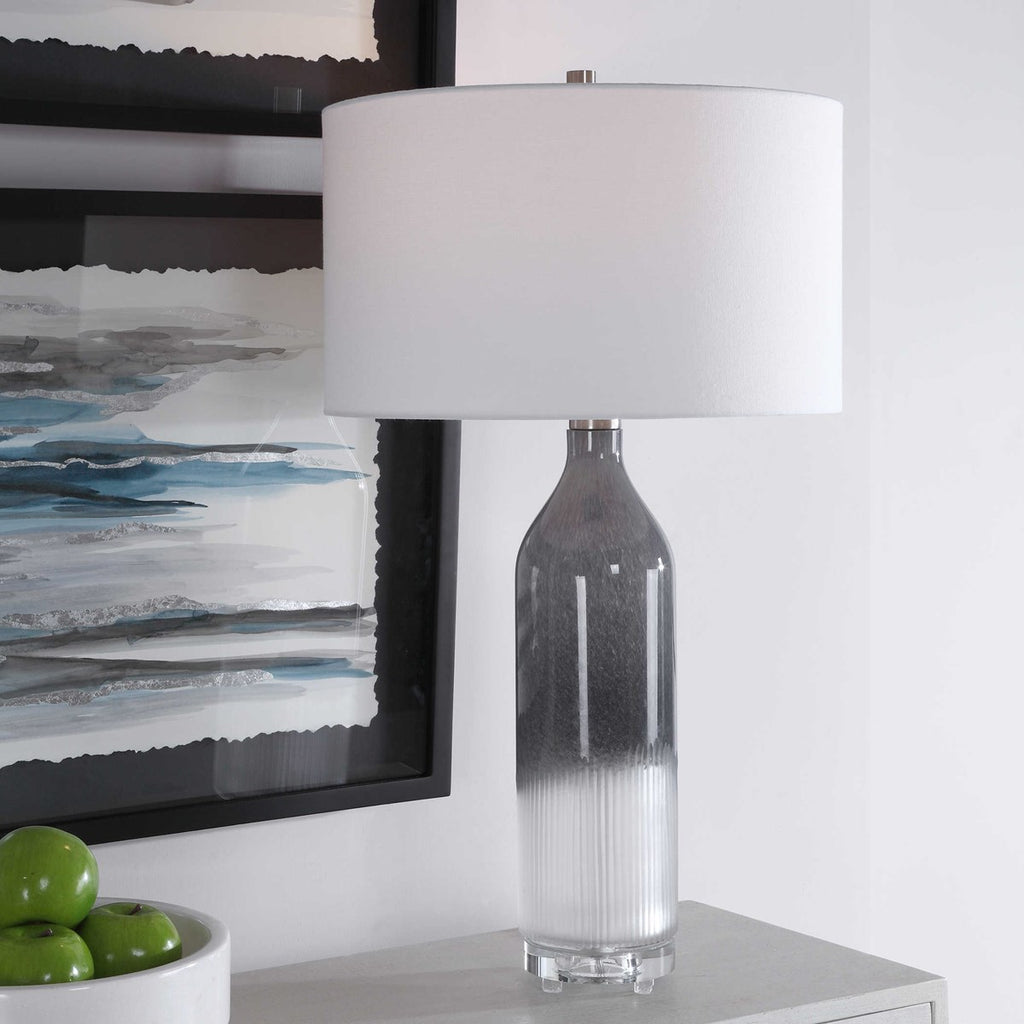 Natasha Art Glass Table Lamp - Bombay Mercantile