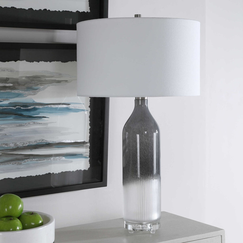 Natasha Art Glass Table Lamp - Bombay Mercantile